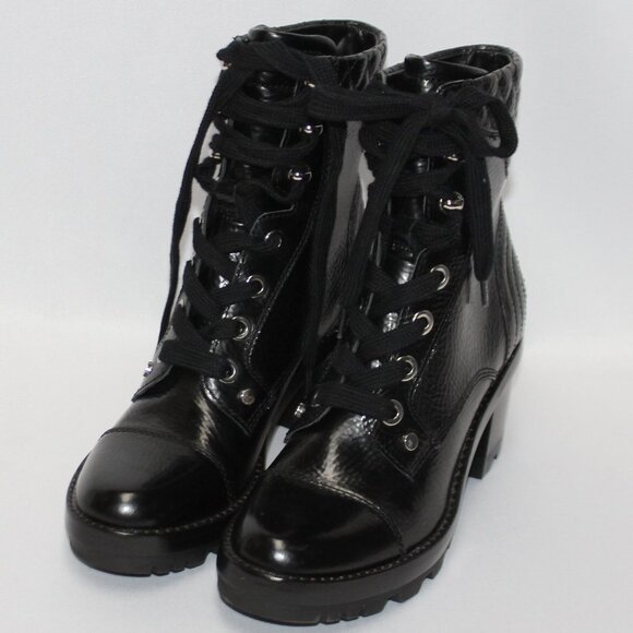 Marc Fisher Shoes - NWT Marc Fisher Black Leather Heeled Ankle Boots